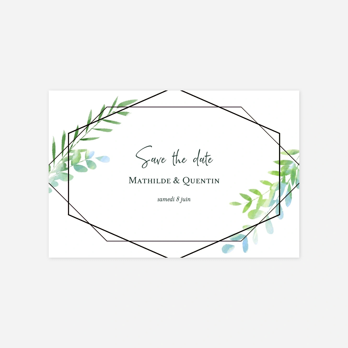 Save the date Enchanté