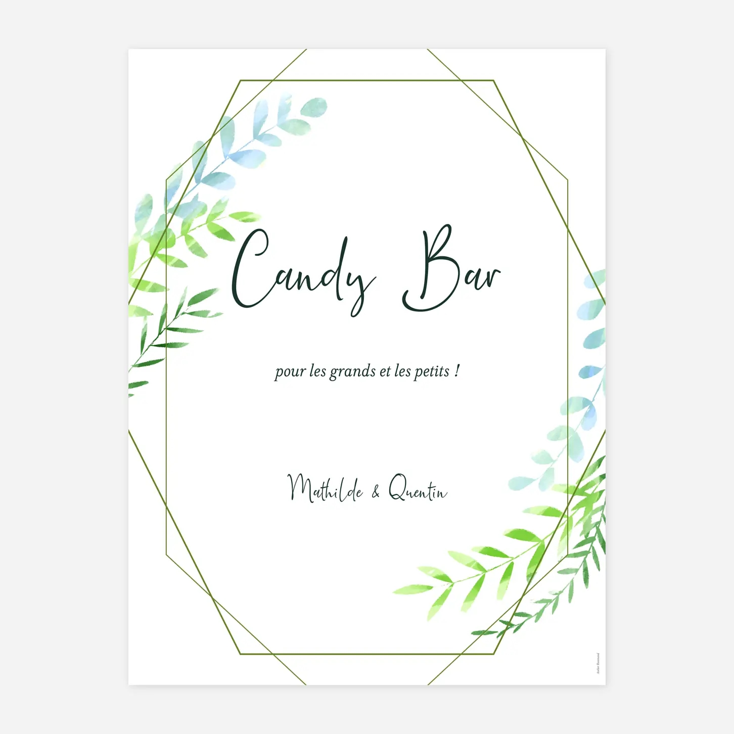 Panneau mariage Enchanté