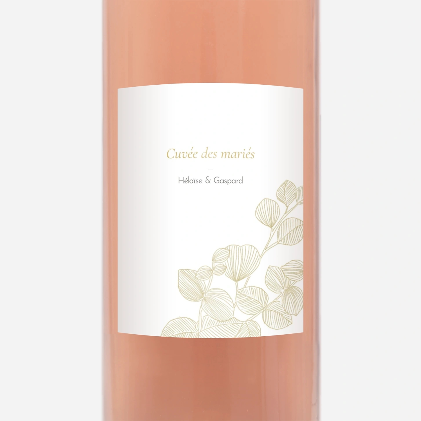 Étiquette bouteille Envolée d'eucalyptus