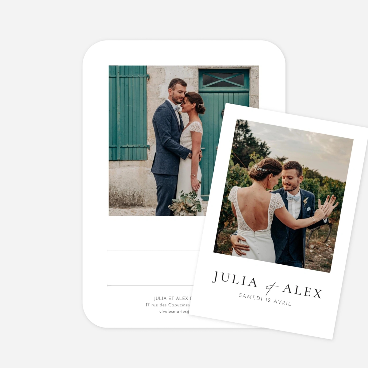 Carte de remerciements Ensemble