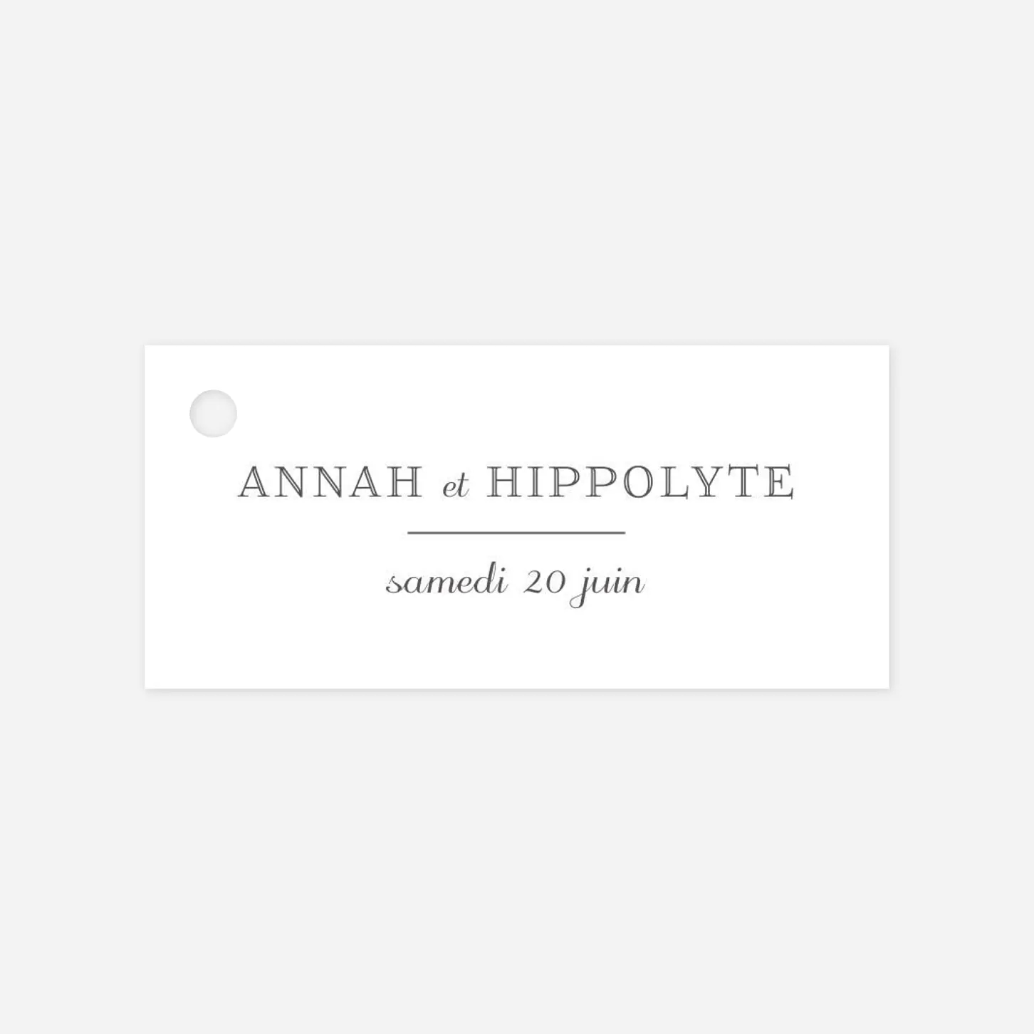 Etiquette perforée mariage Équateur