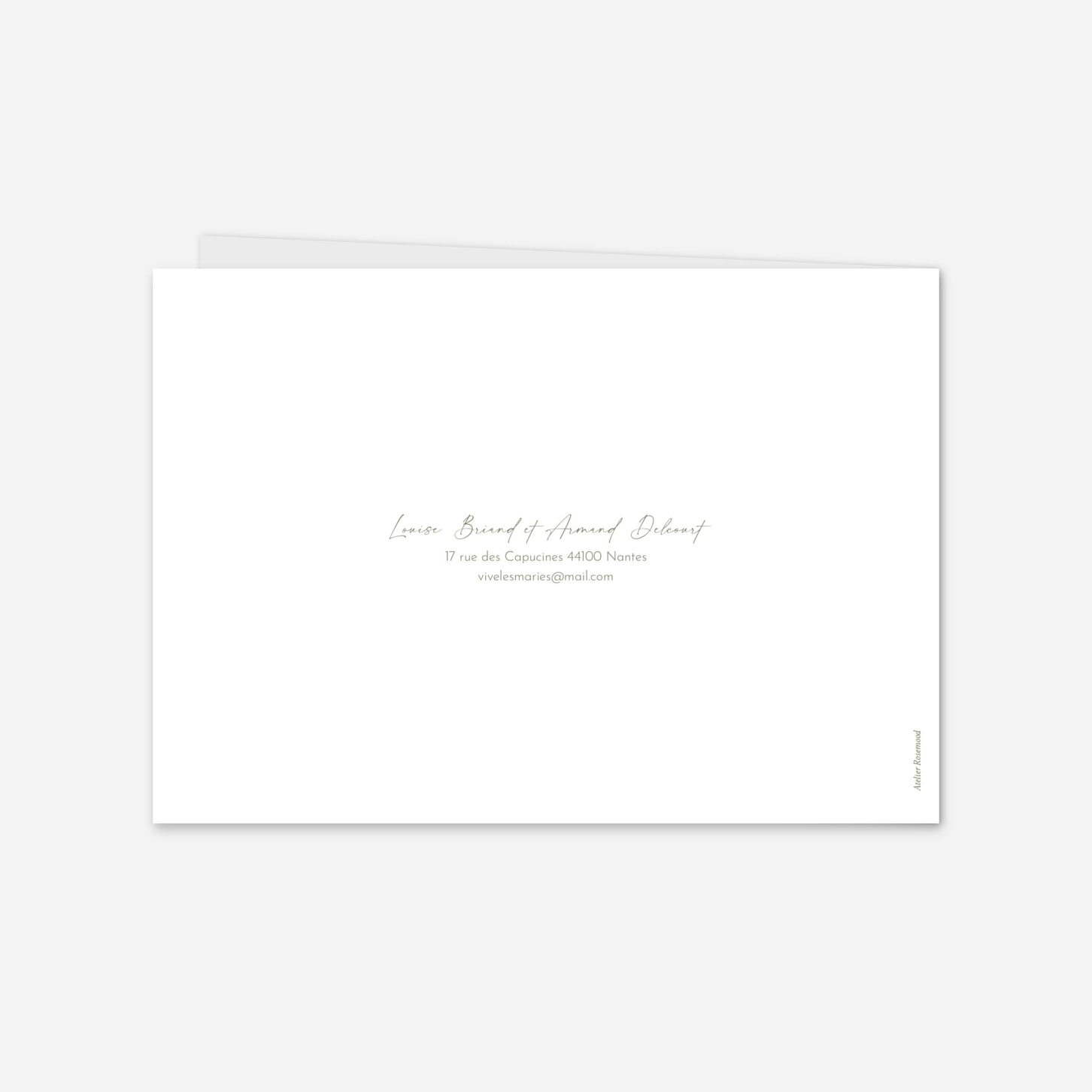 Faire-part mariage Esquisse