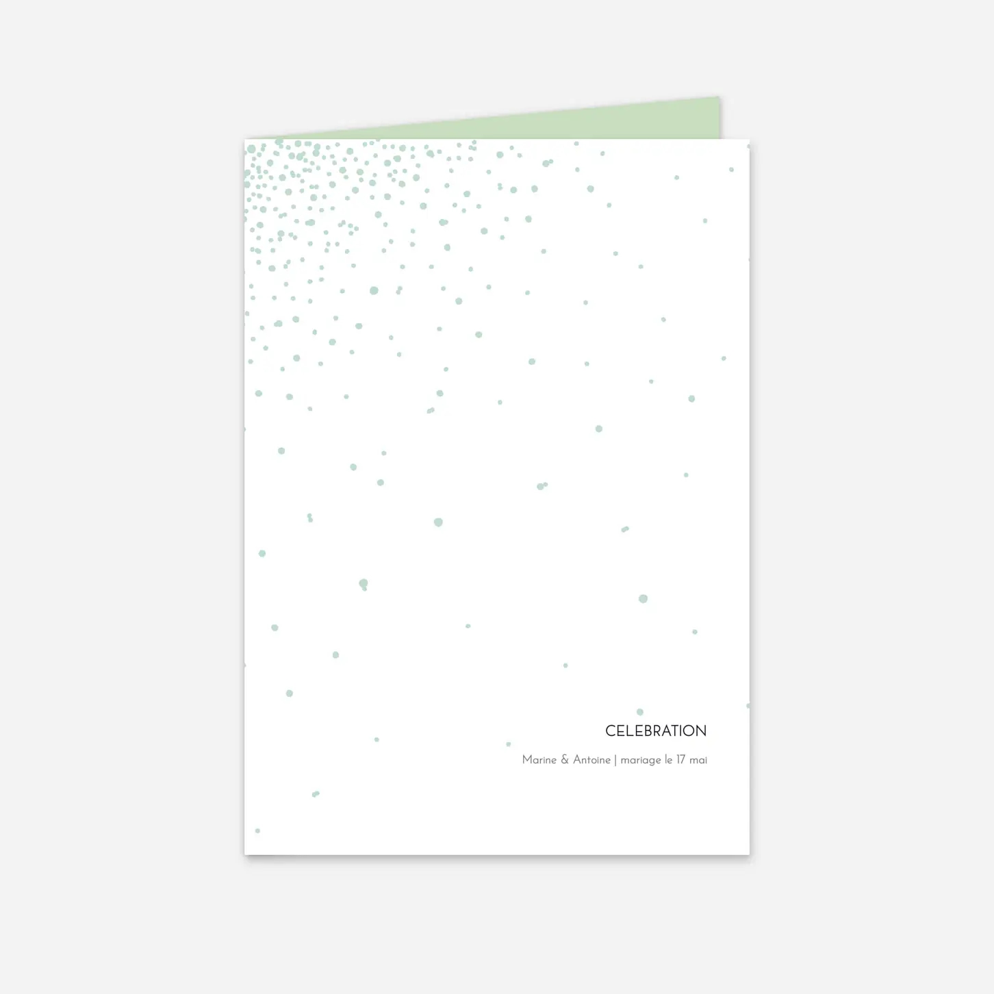 Livret de messe mariage Étincelles