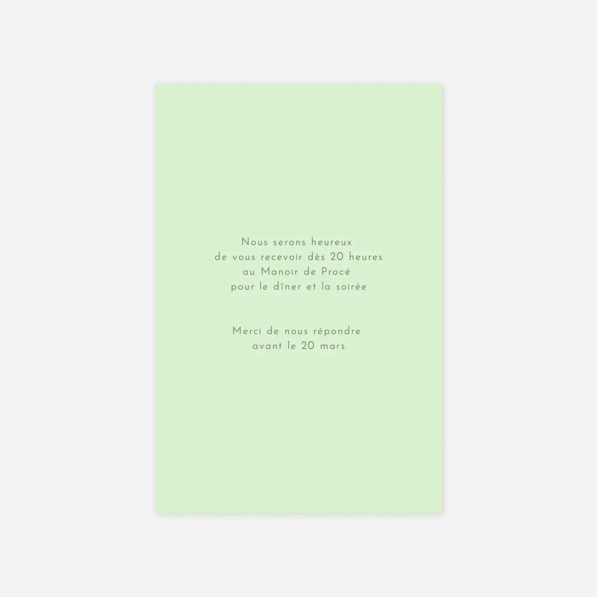 Carton d'invitation Étincelles