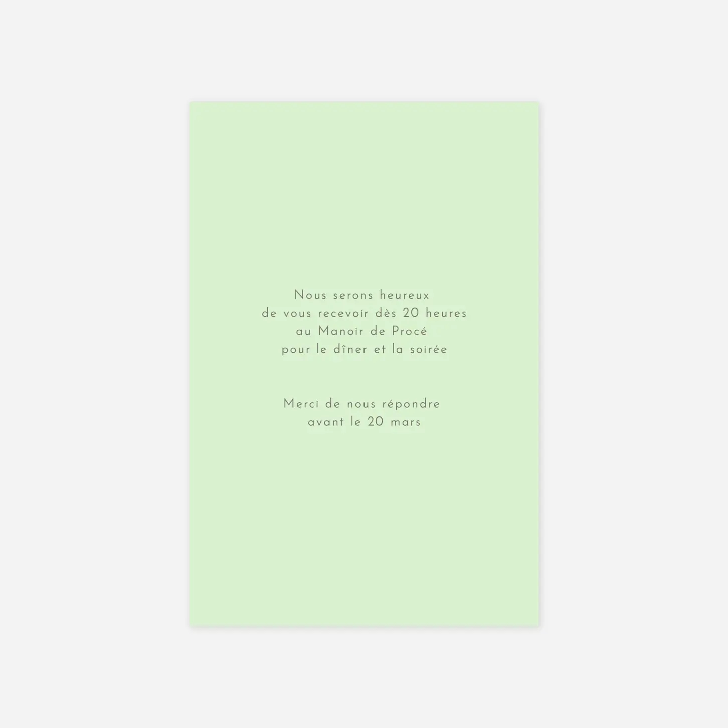 Carton d'invitation Étincelles