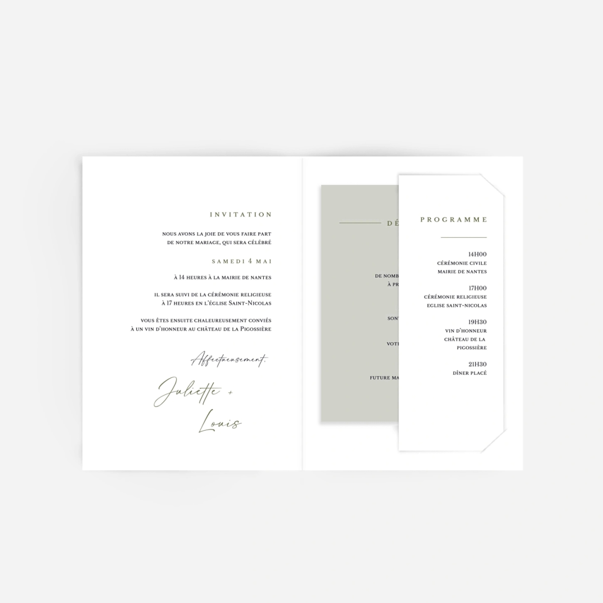 Faire-part mariage Éternelle Élégance