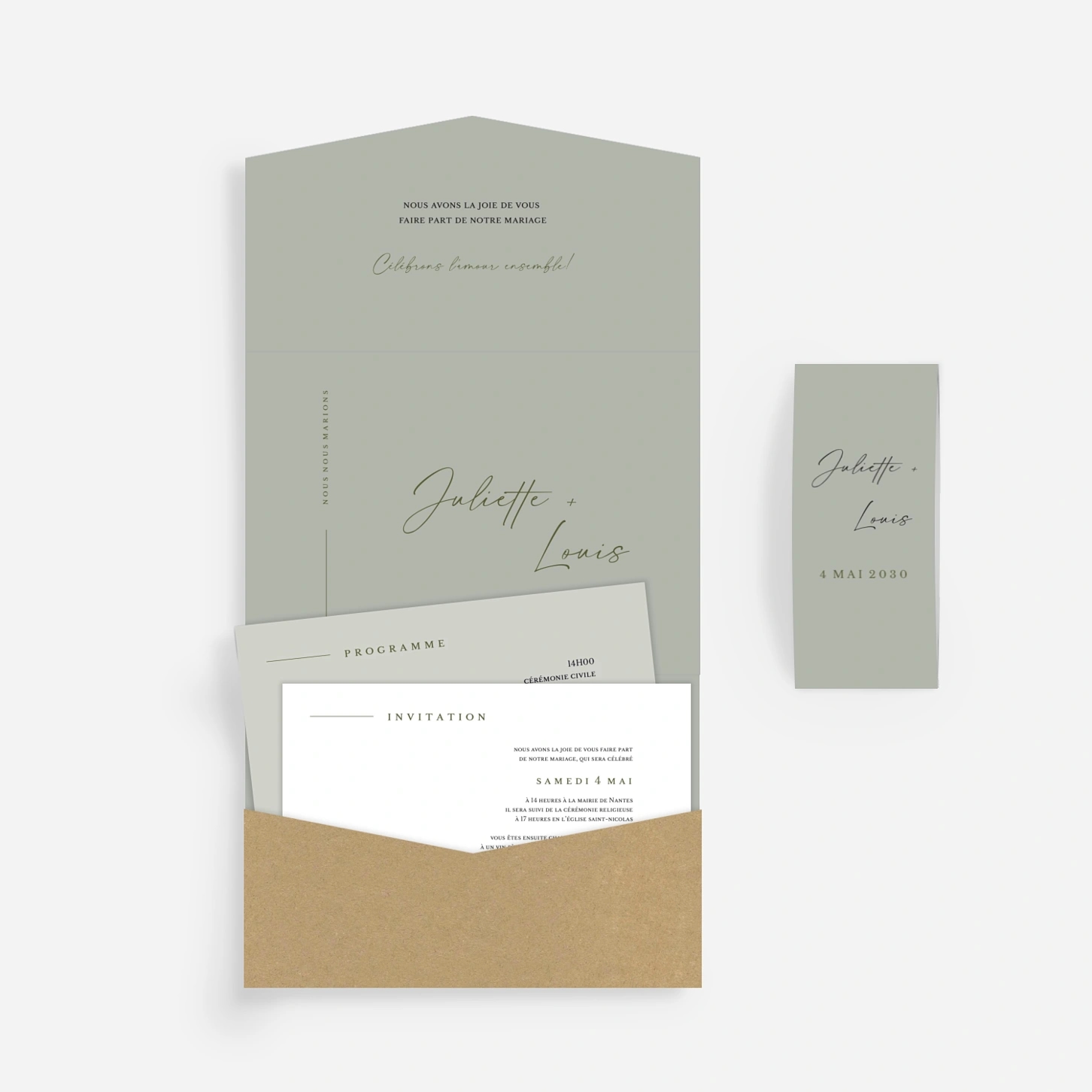 Faire-part mariage Éternelle Élégance