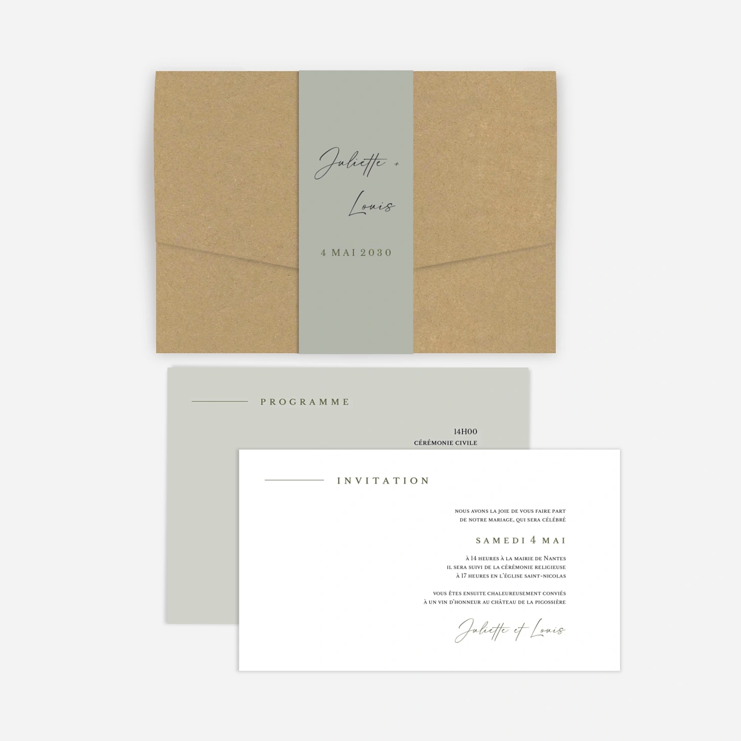 Faire-part mariage Éternelle Élégance