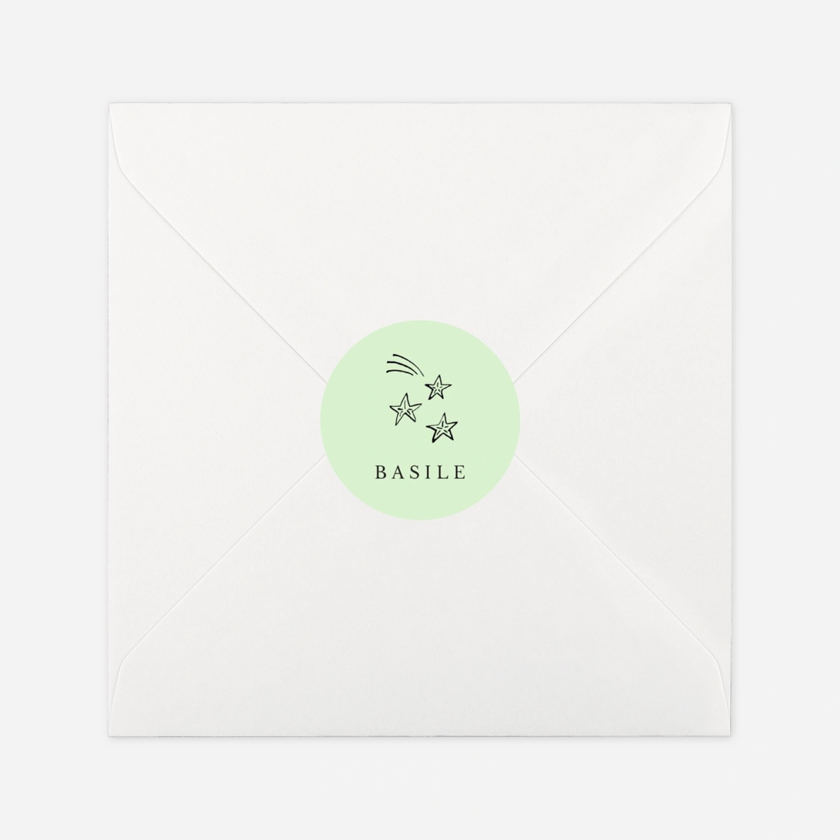 Stickers naissance Étiquette illustrée