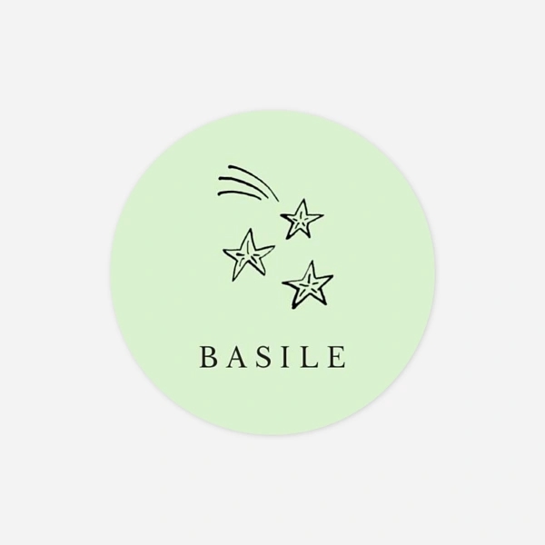 Étiquette illustrée