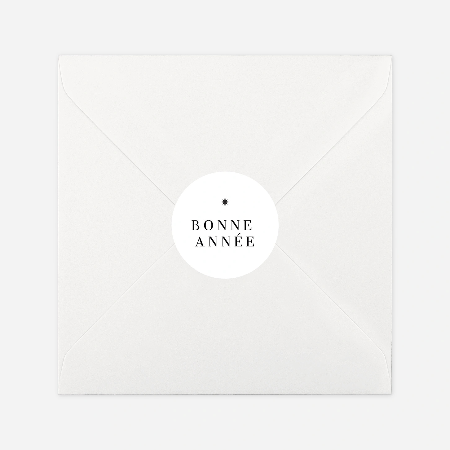 Étiquette cadeau Noël Étoile du Nord