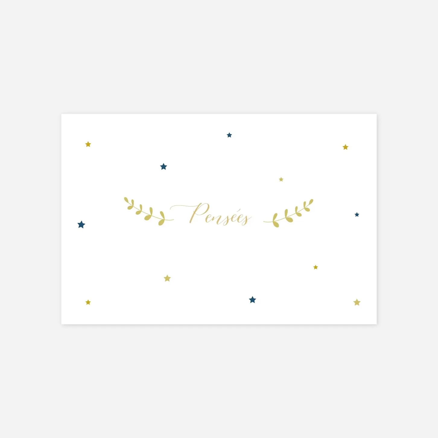 Carte de correspondance Étoiles