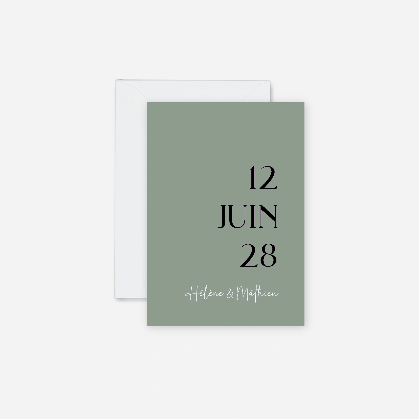 Faire-part mariage En toute simplicité