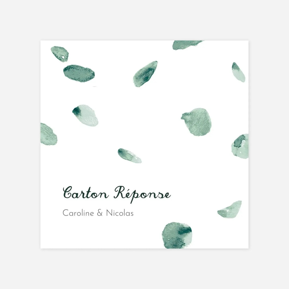 Carton réponse Eucalyptus