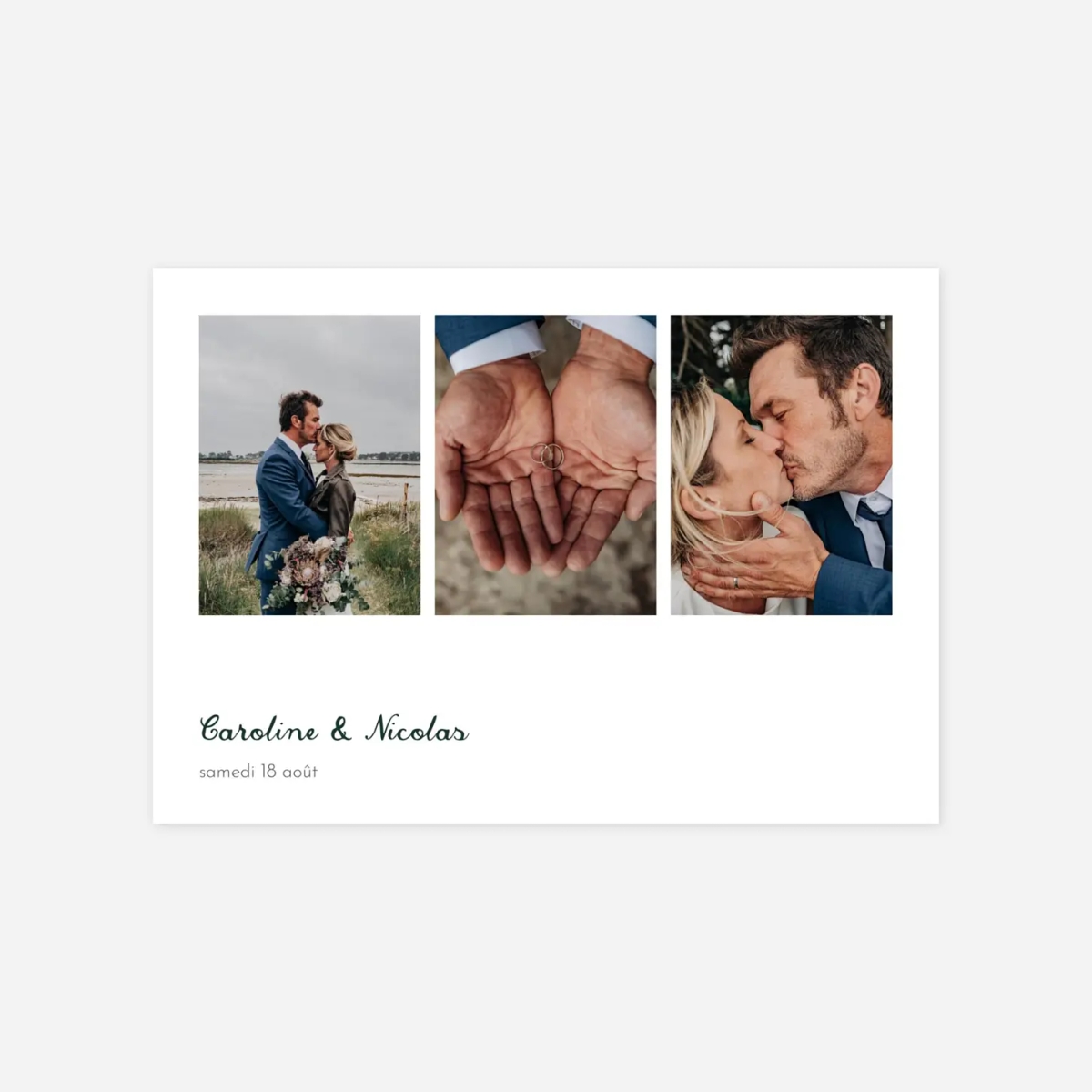 Carte de remerciements Eucalyptus