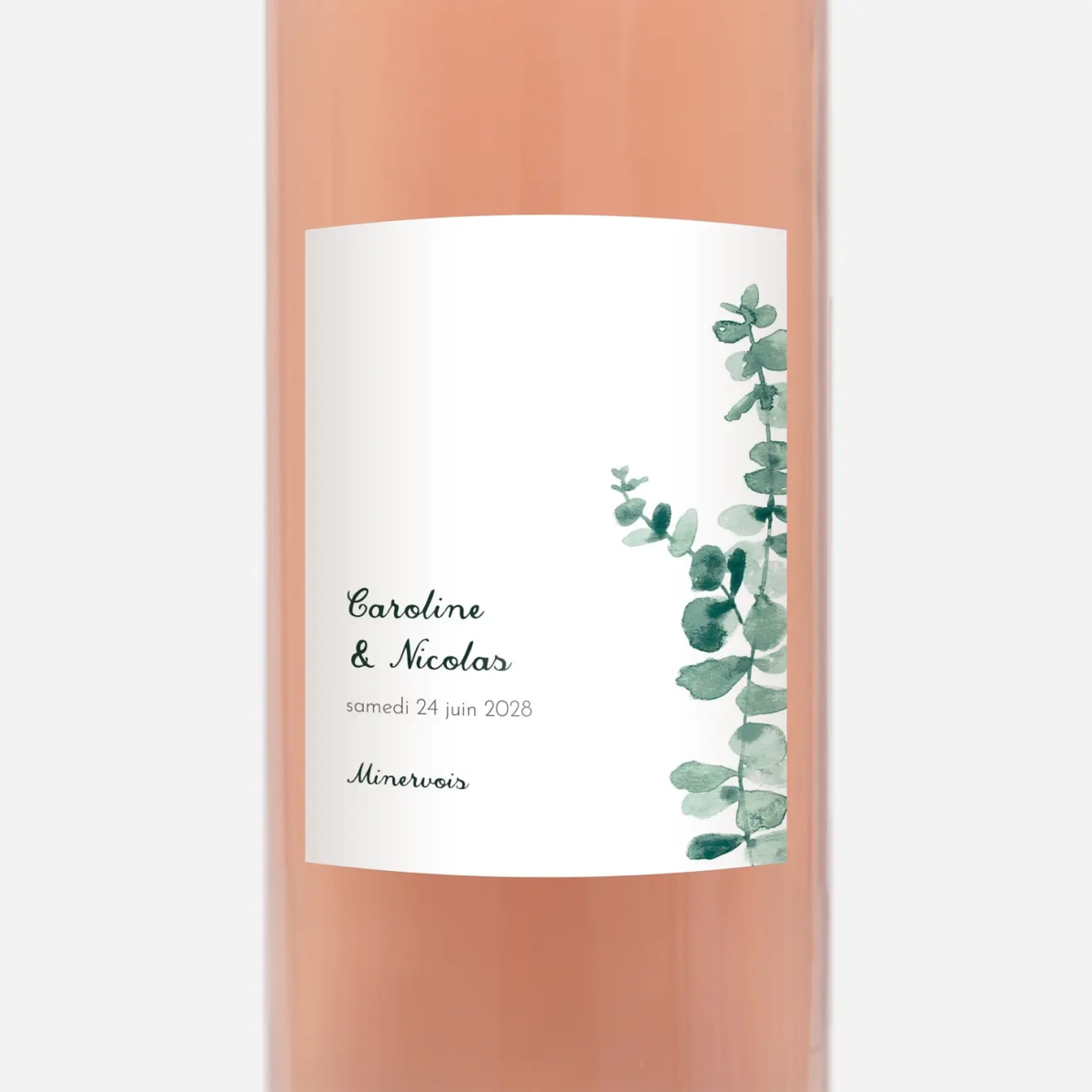 Étiquette bouteille Eucalyptus