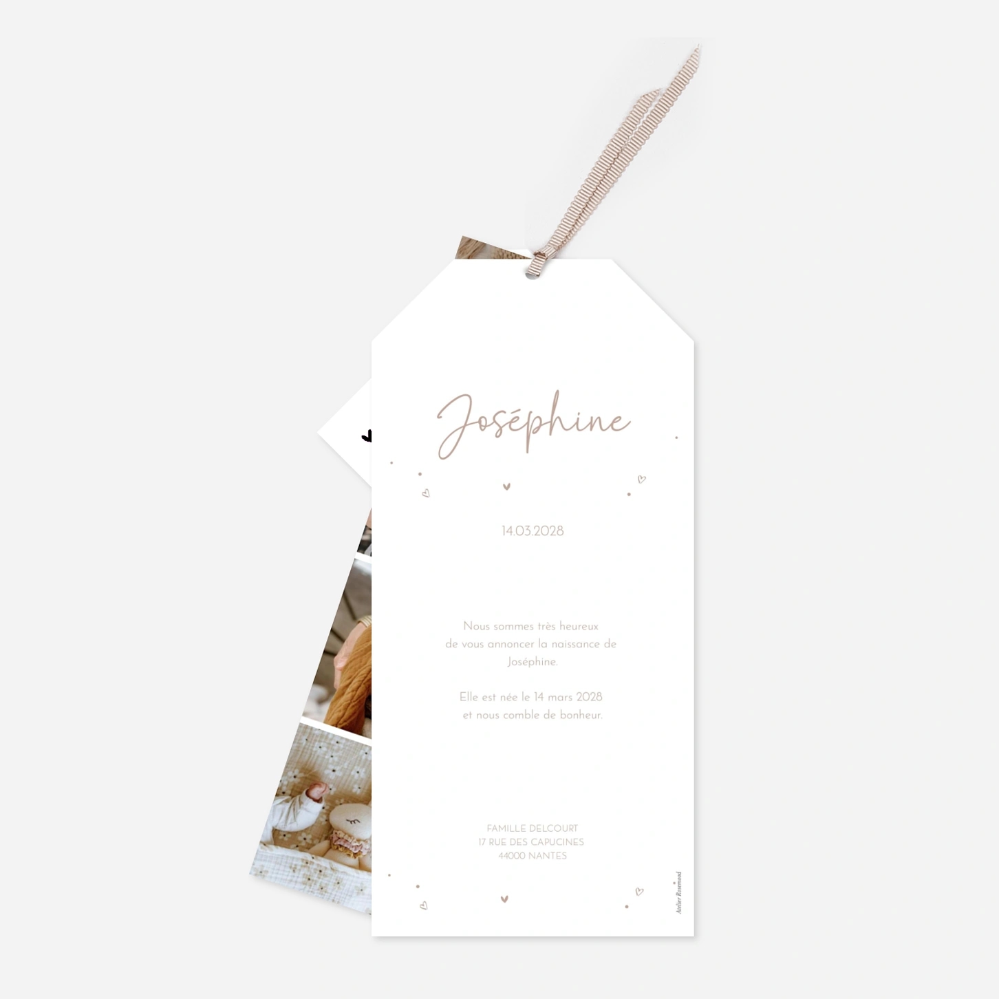 Faire-part naissance Et voilà