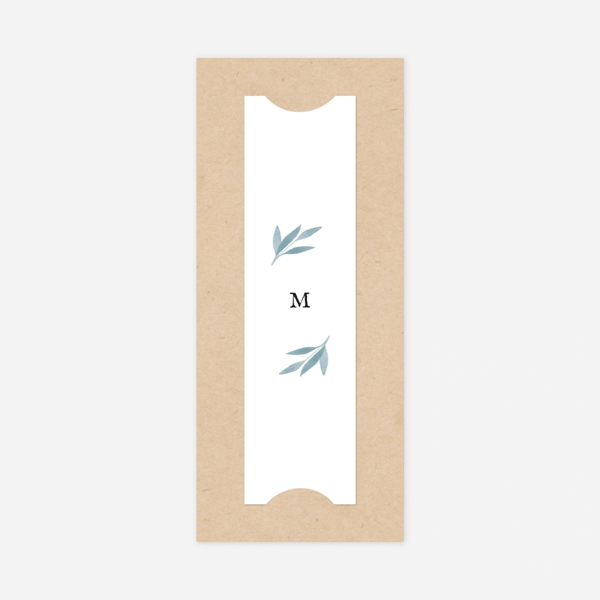 Faire-part naissance Feuillage aquarelle