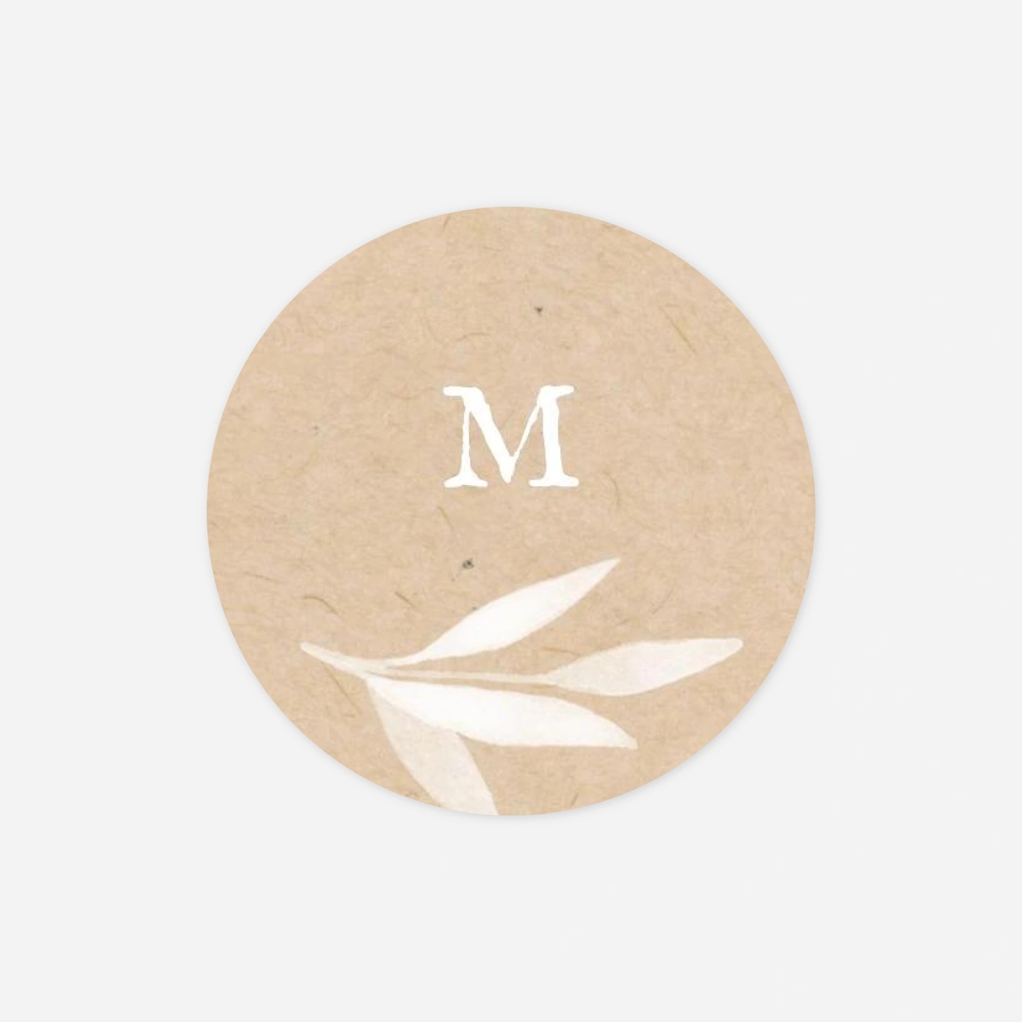 Stickers naissance Feuillage aquarelle