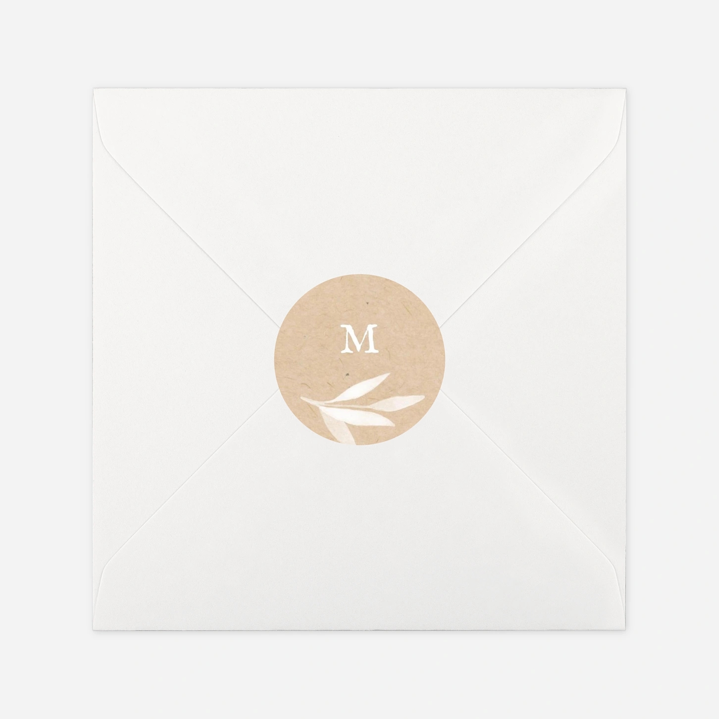 Stickers naissance Feuillage aquarelle