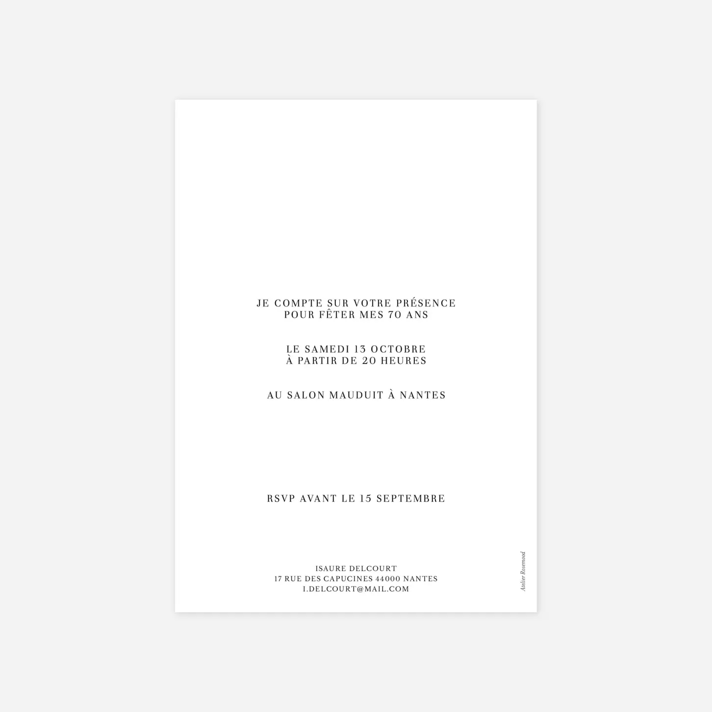 invitation anniversaire Fête