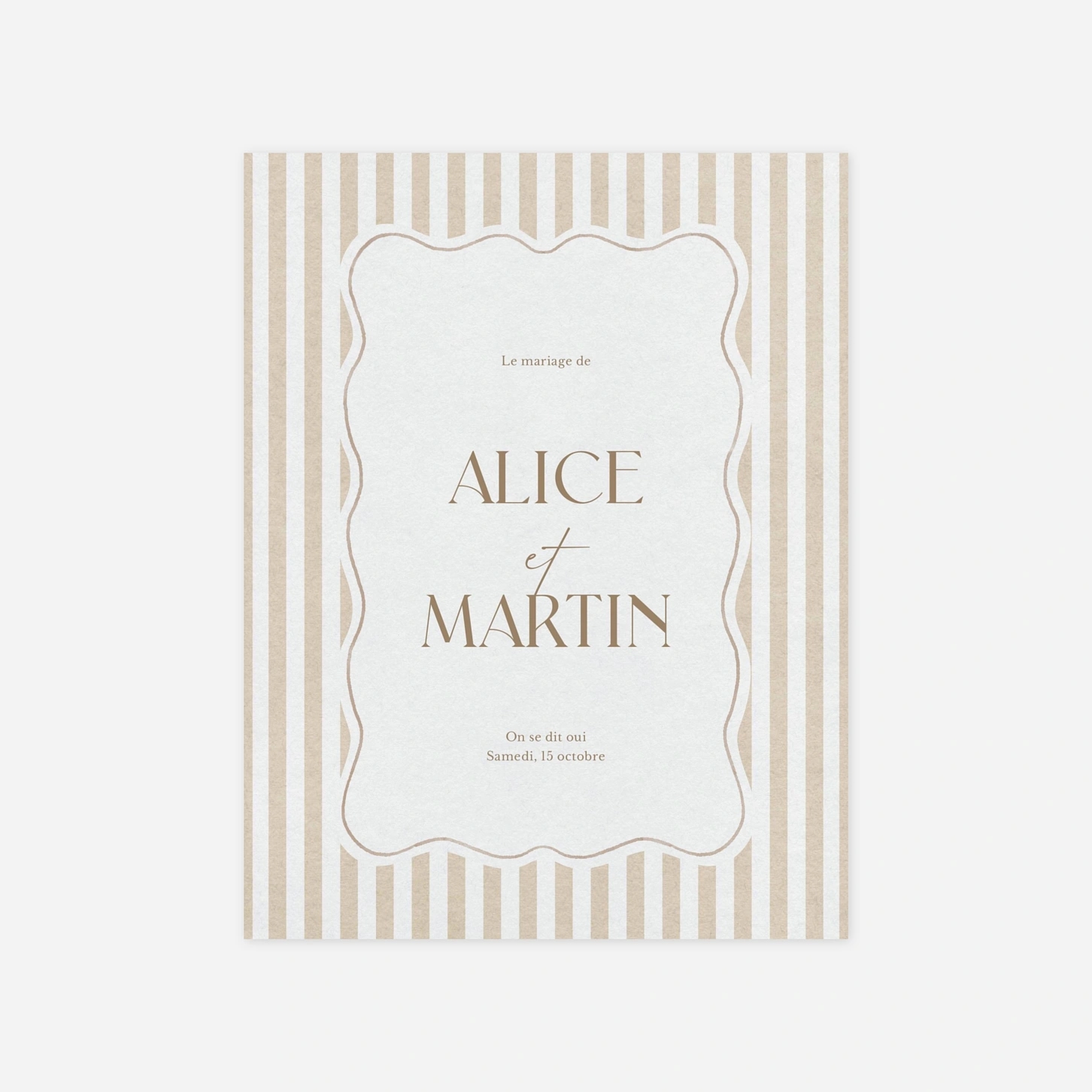 Faire-part mariage Fleur de coton