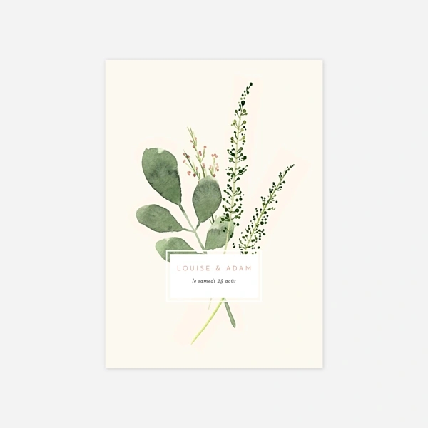 Fleurs aquarelle herbier