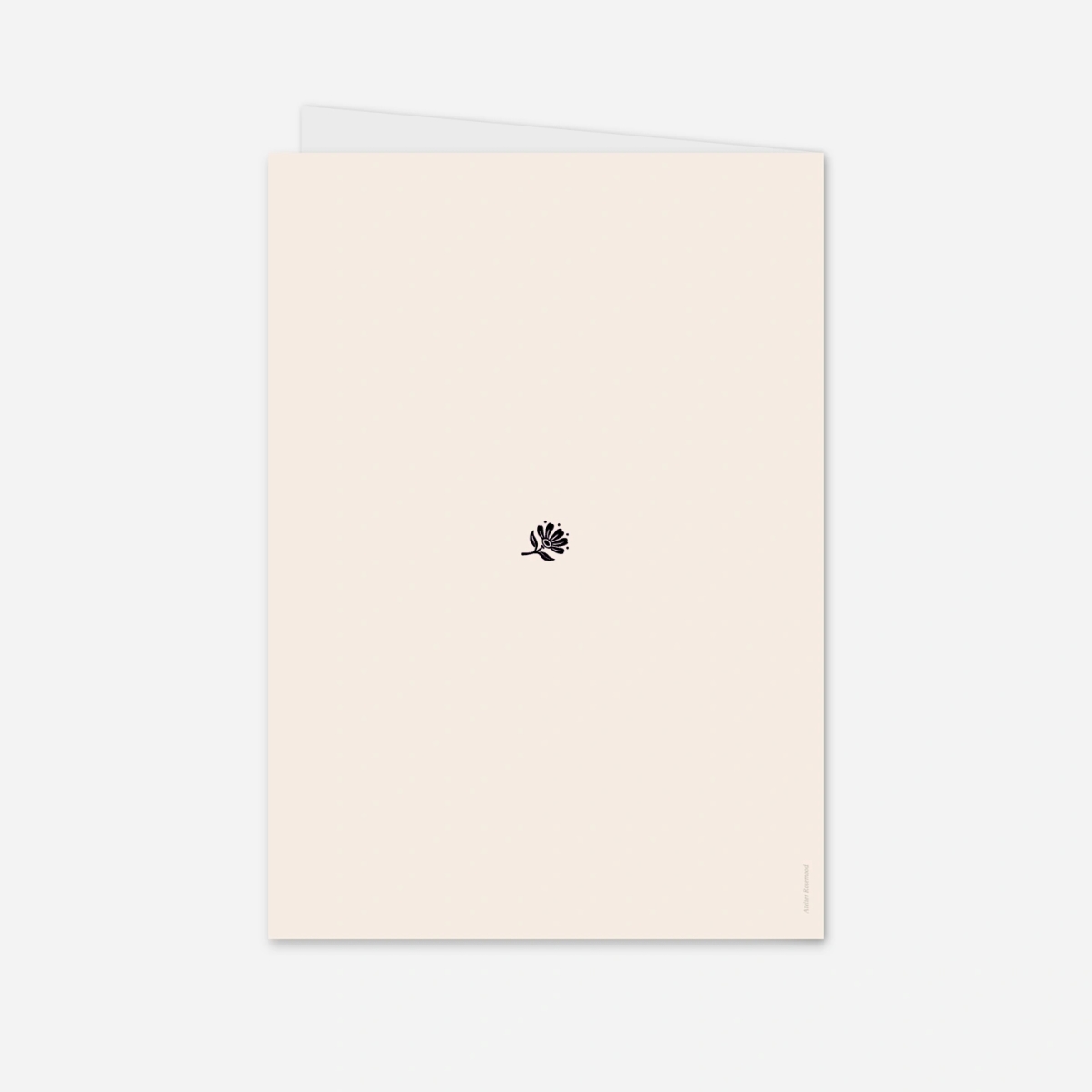 Livret de messe mariage Fleur minimale