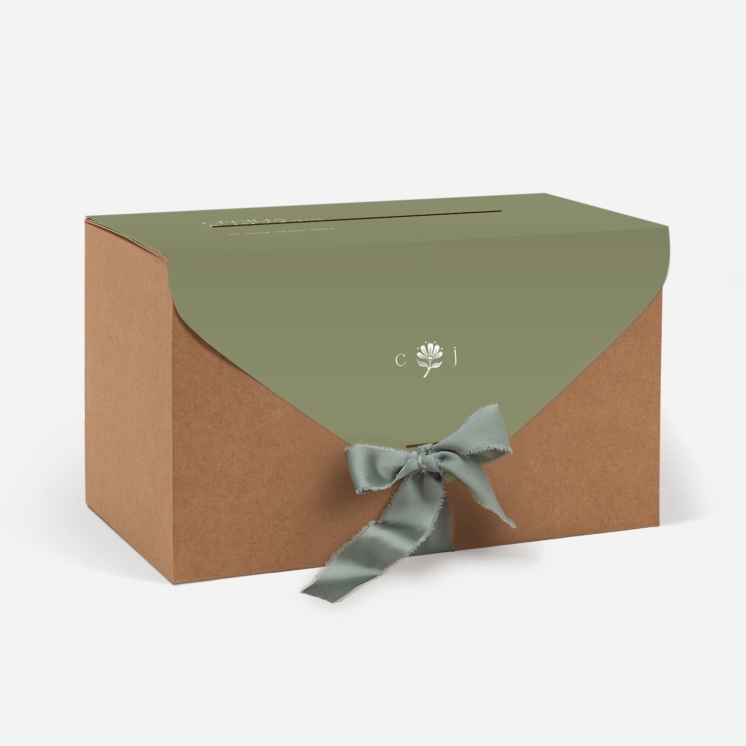 Urne Mariage Fleur minimale