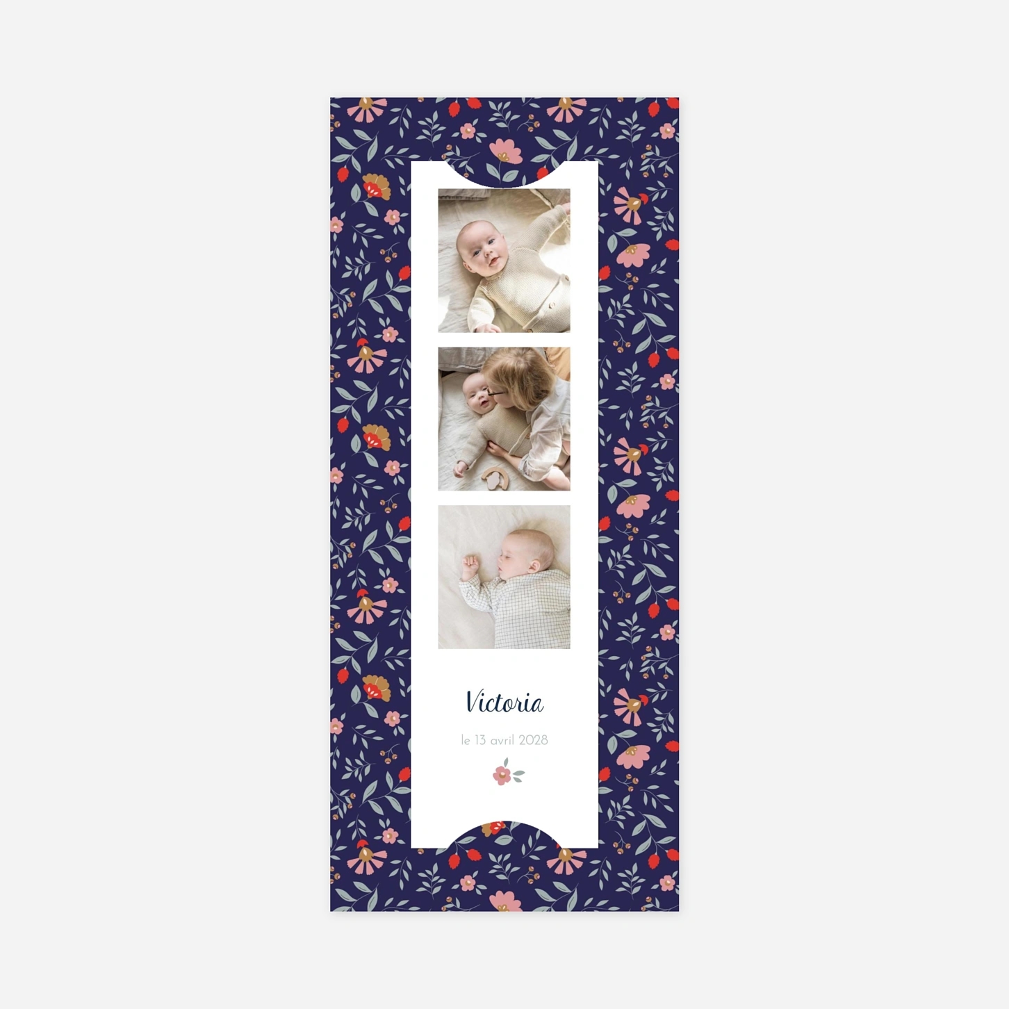 Faire-part naissance Flora