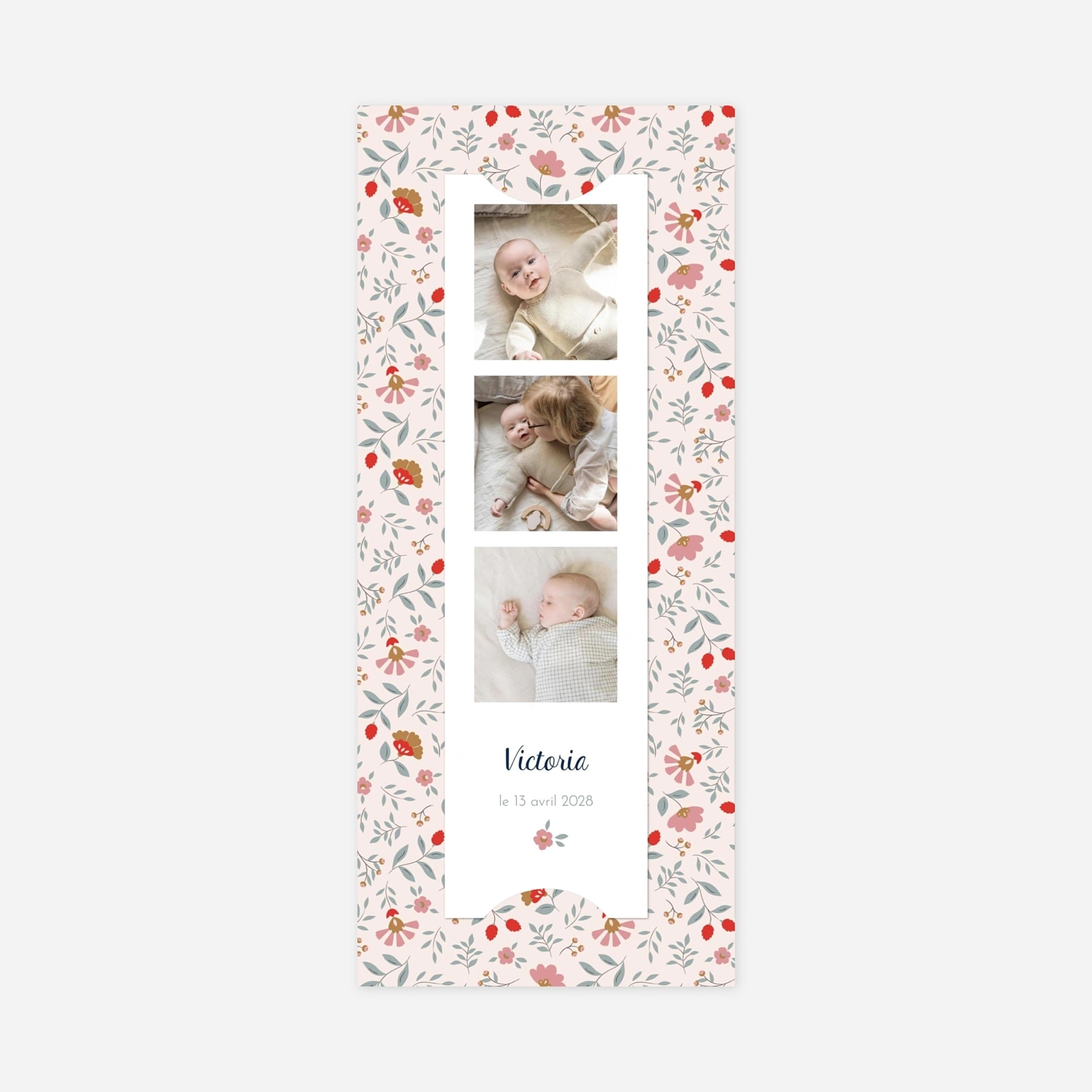 Faire-part naissance Flora