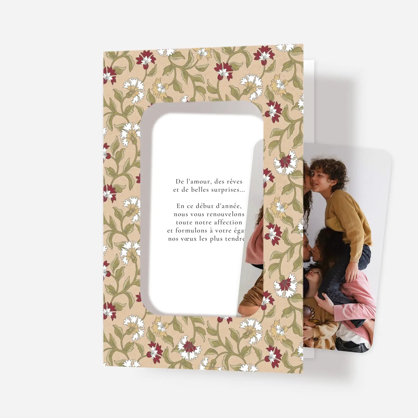 Carte de voeux Floraison