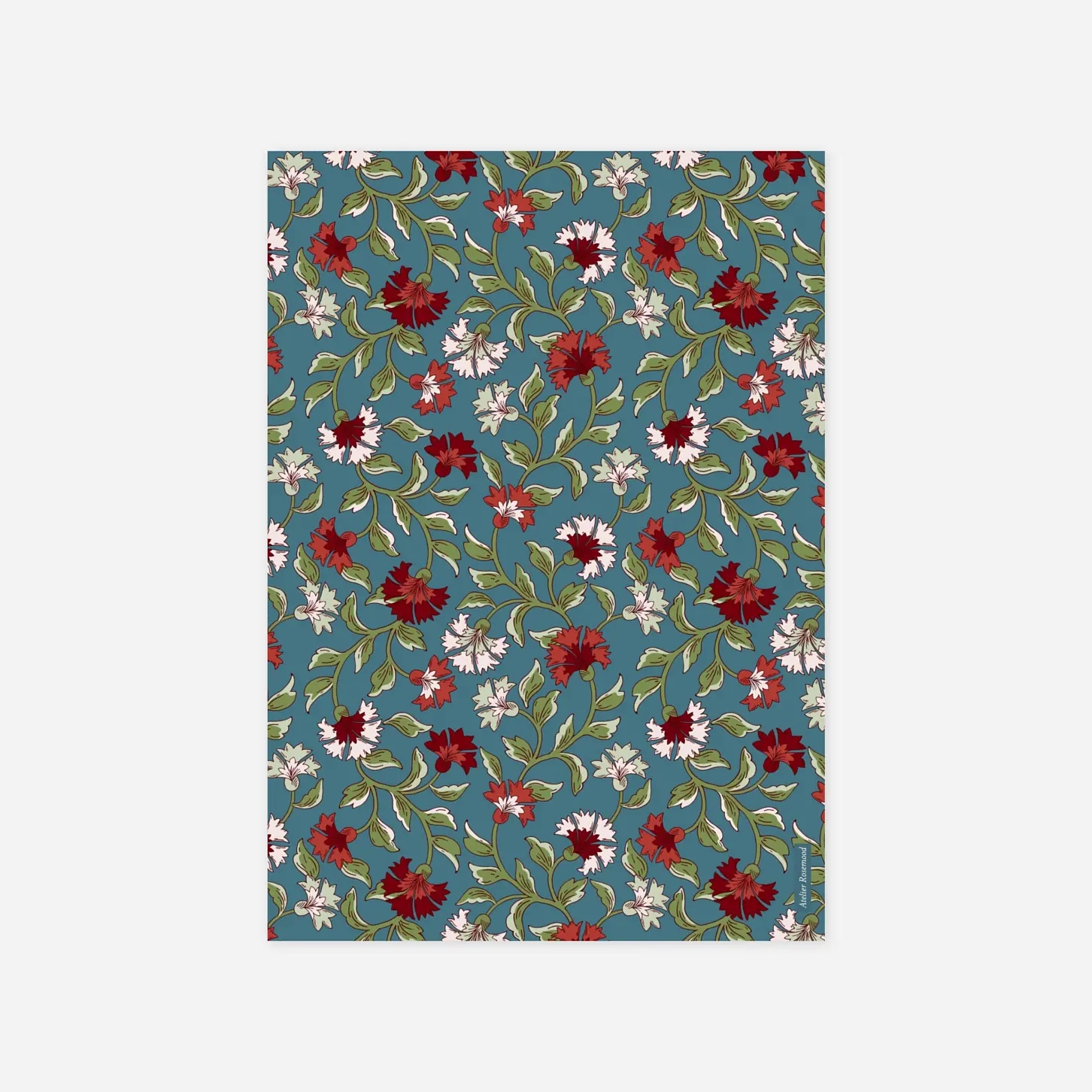 Carte de voeux Floraison