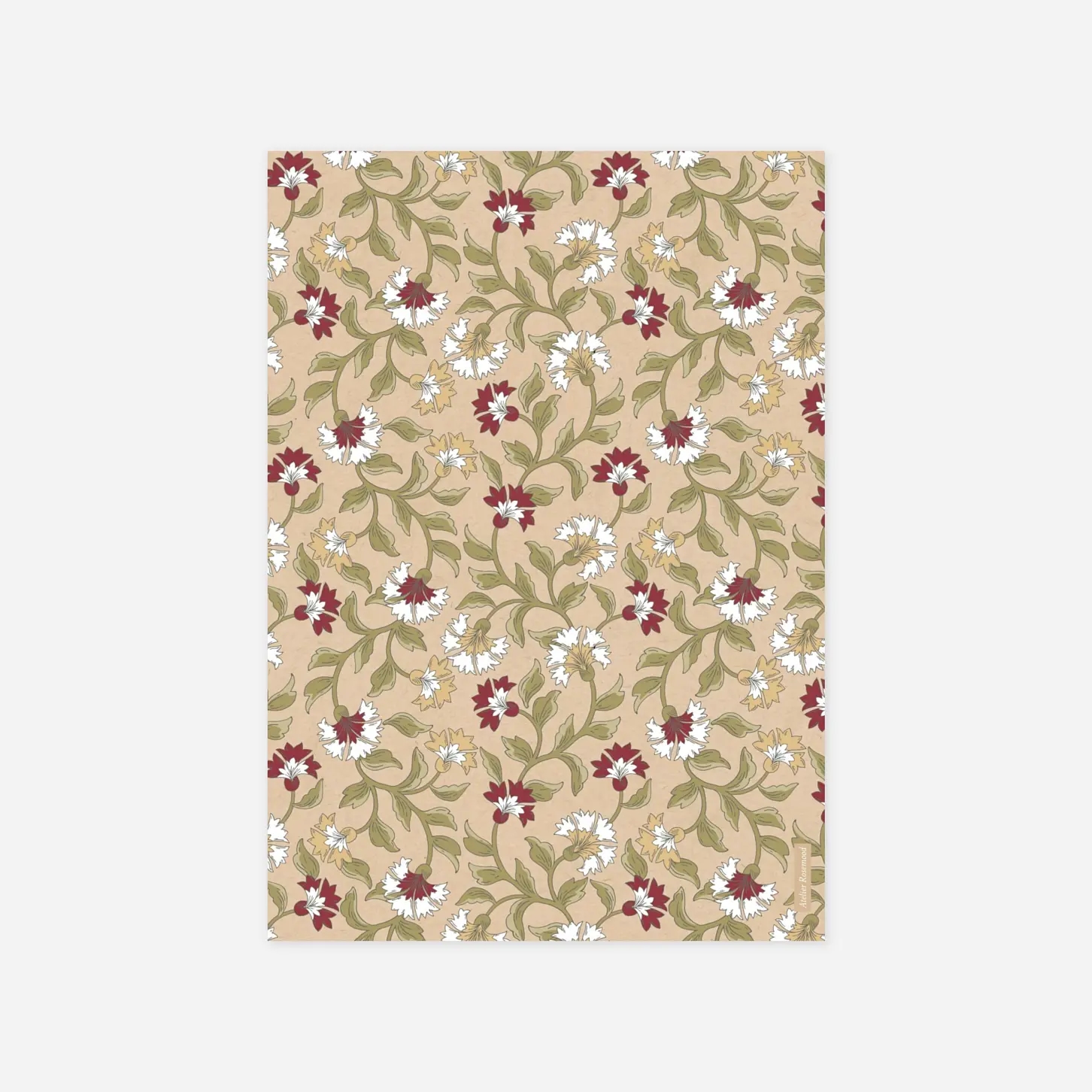 Carte de voeux Floraison