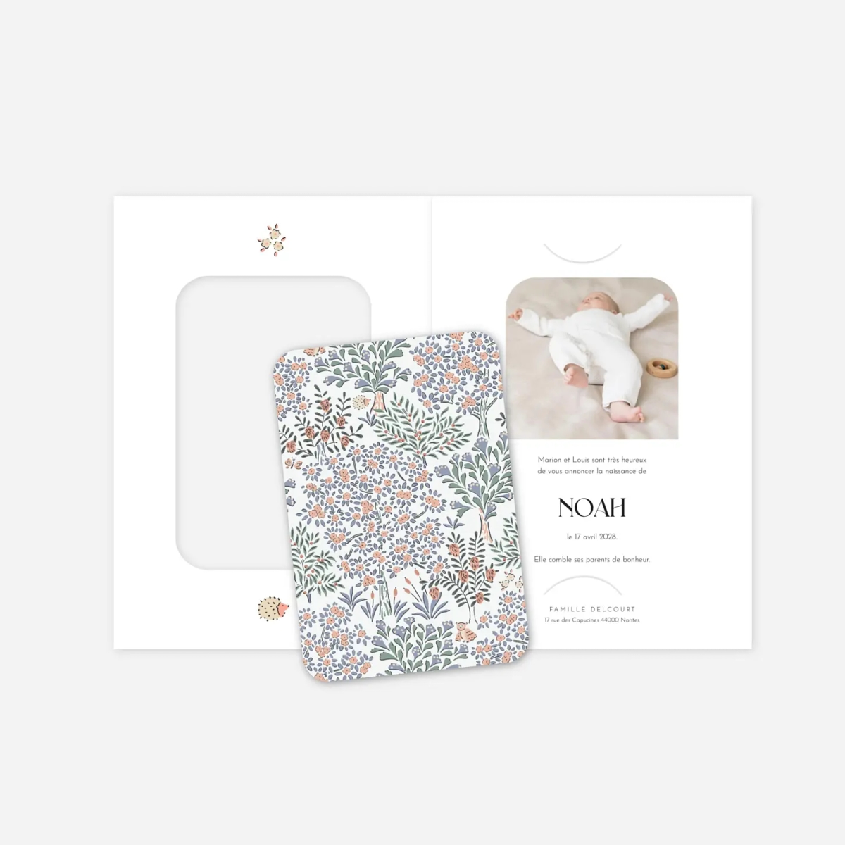 Faire-part naissance Forêt enchantée