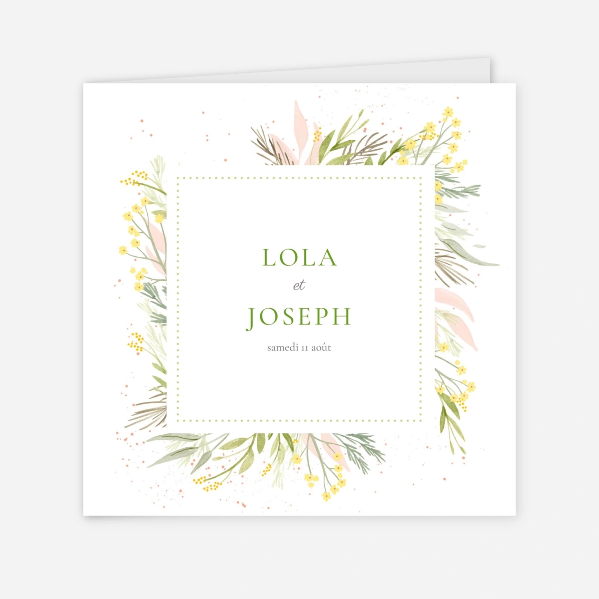 Faire-part mariage Gaieté