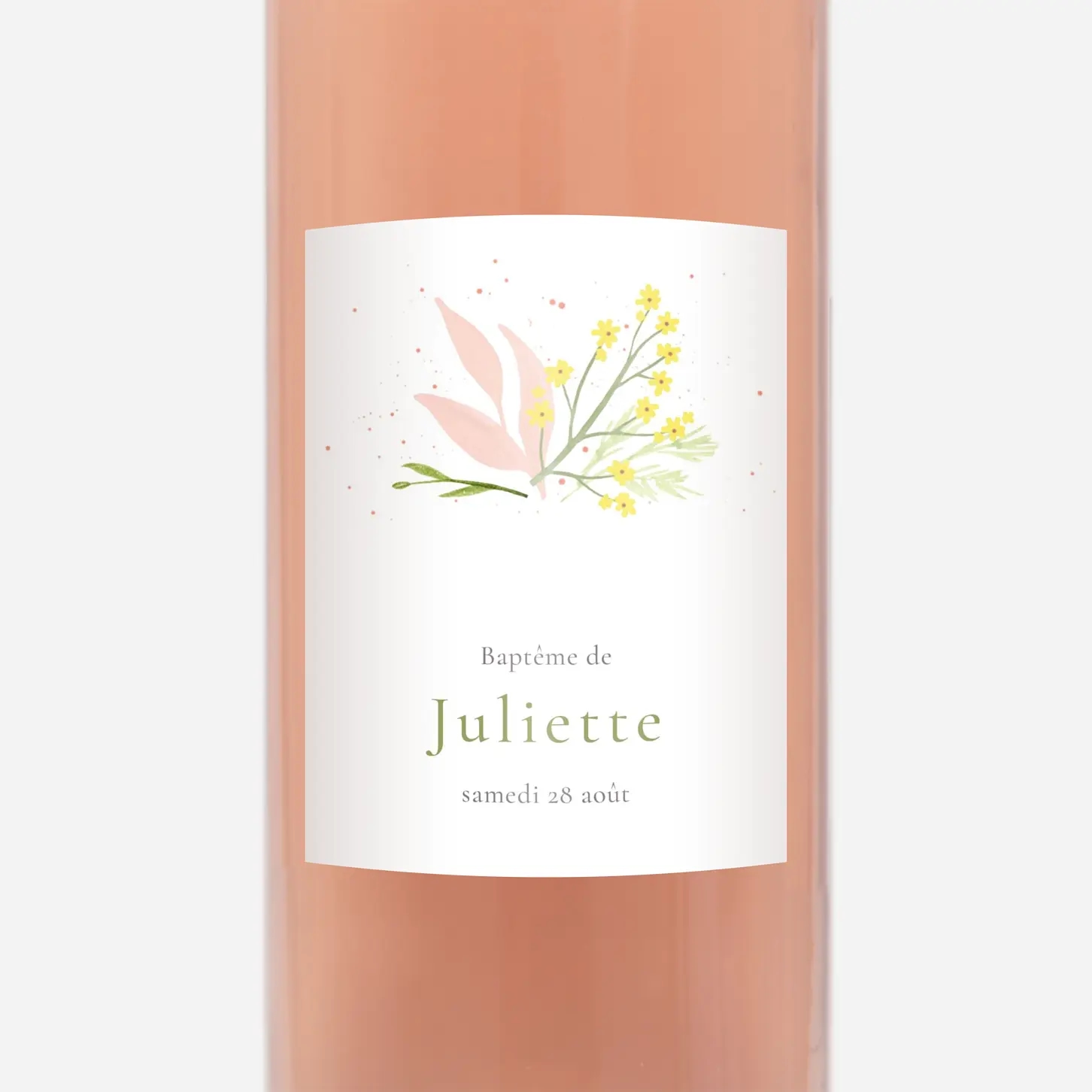 Étiquette pour bouteille Gaieté