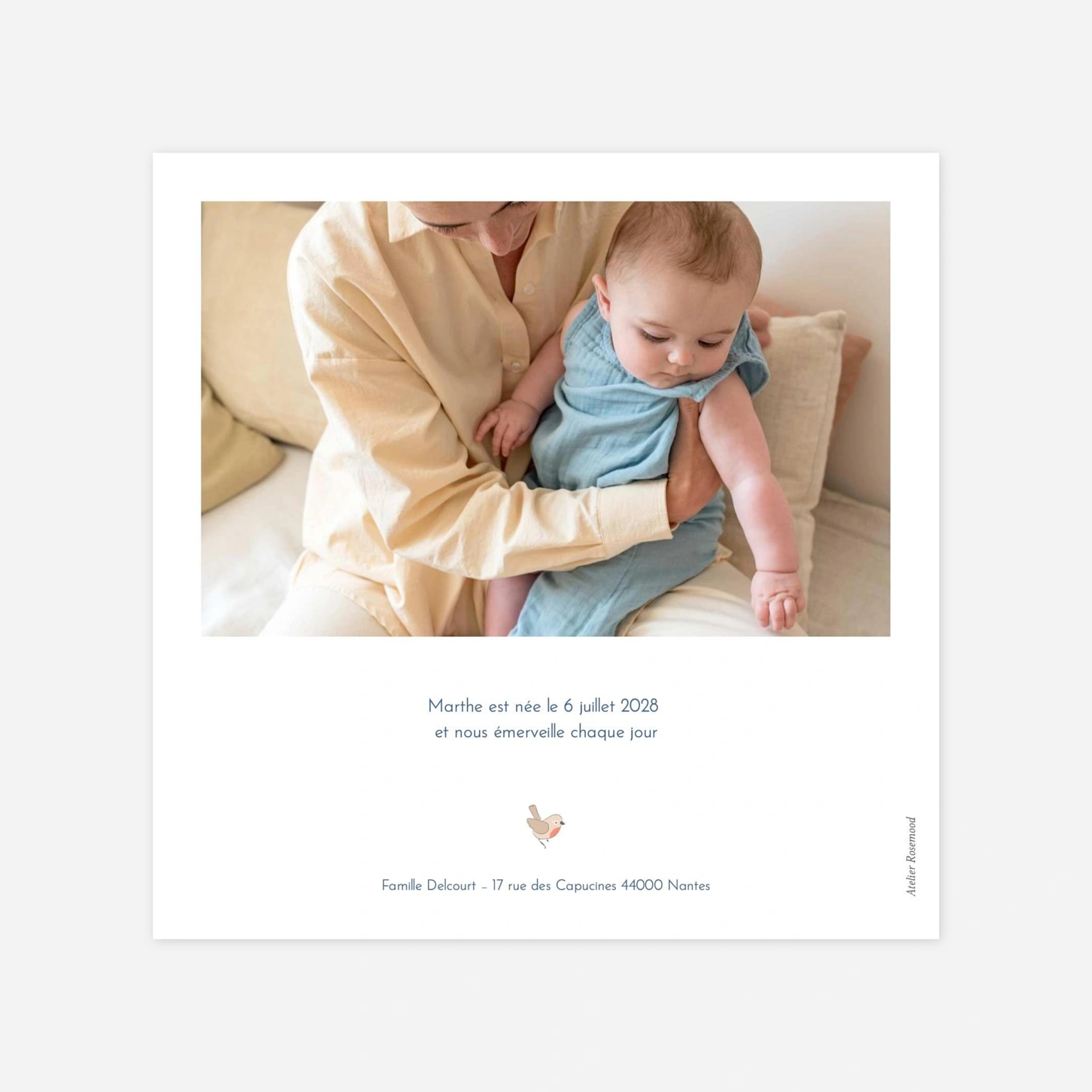 Faire-part naissance Galipette