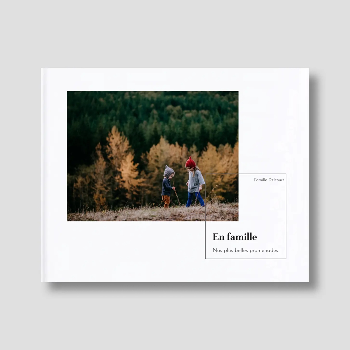 Album photo ouverture à plat Graphique