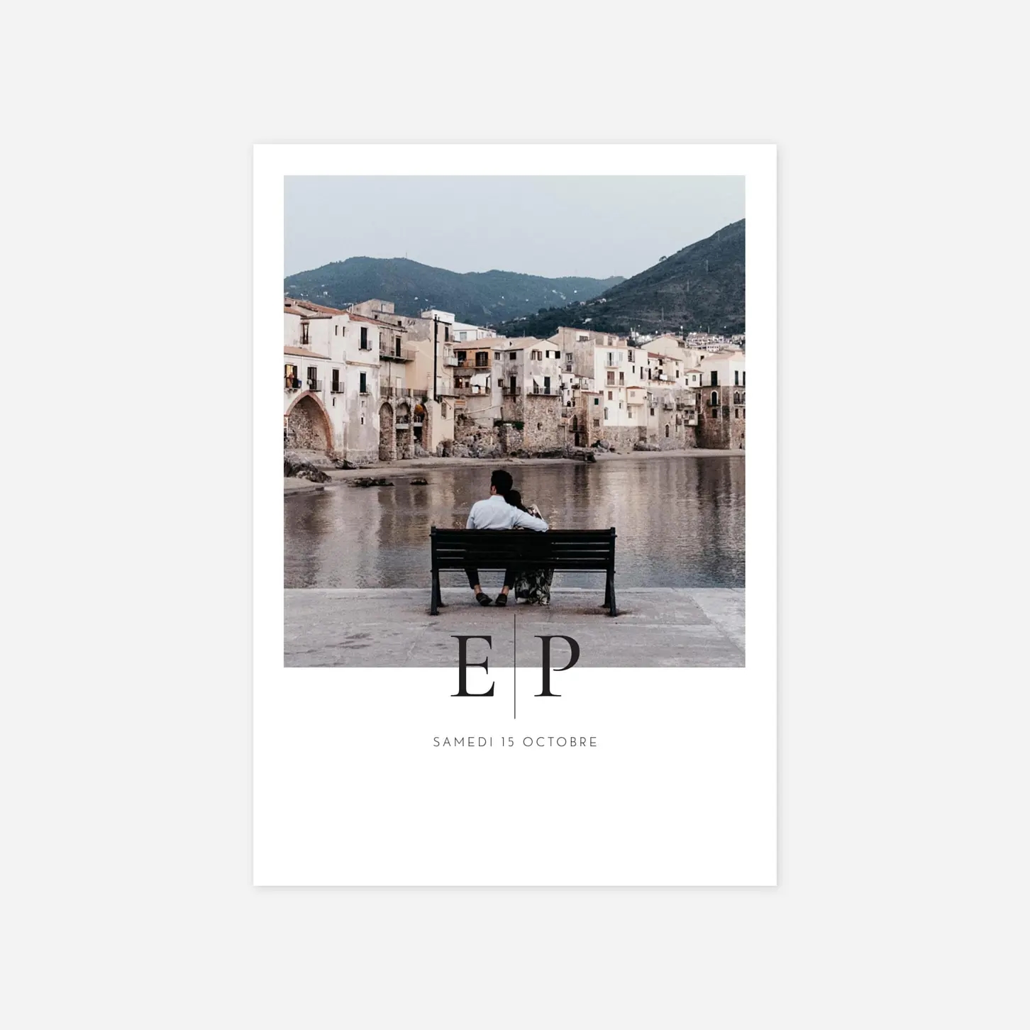 Faire-part mariage Grand écran