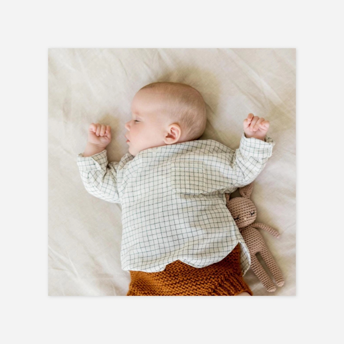 Carte remerciement naissance Green Family