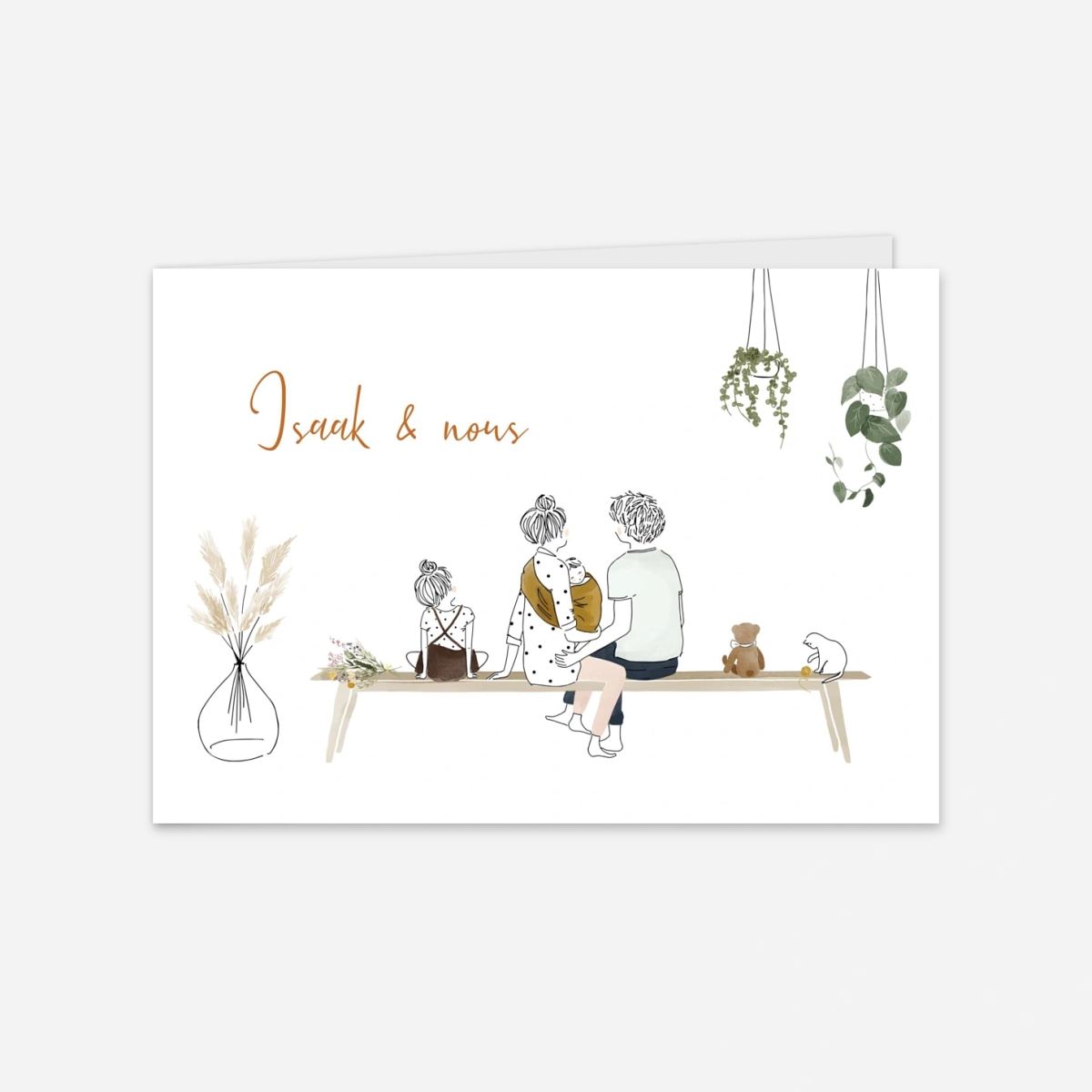 Faire-part naissance Green Family