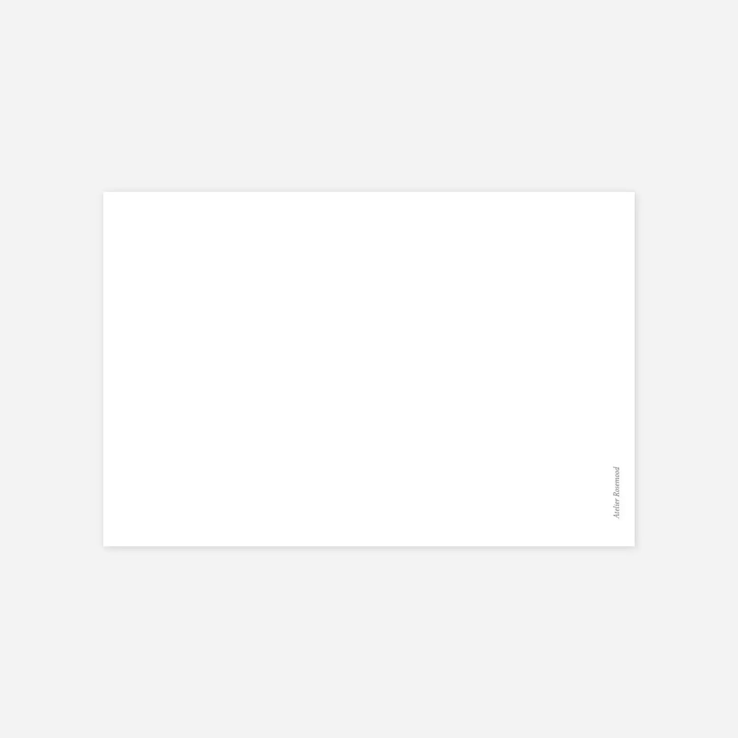 Carte de correspondance Graphique