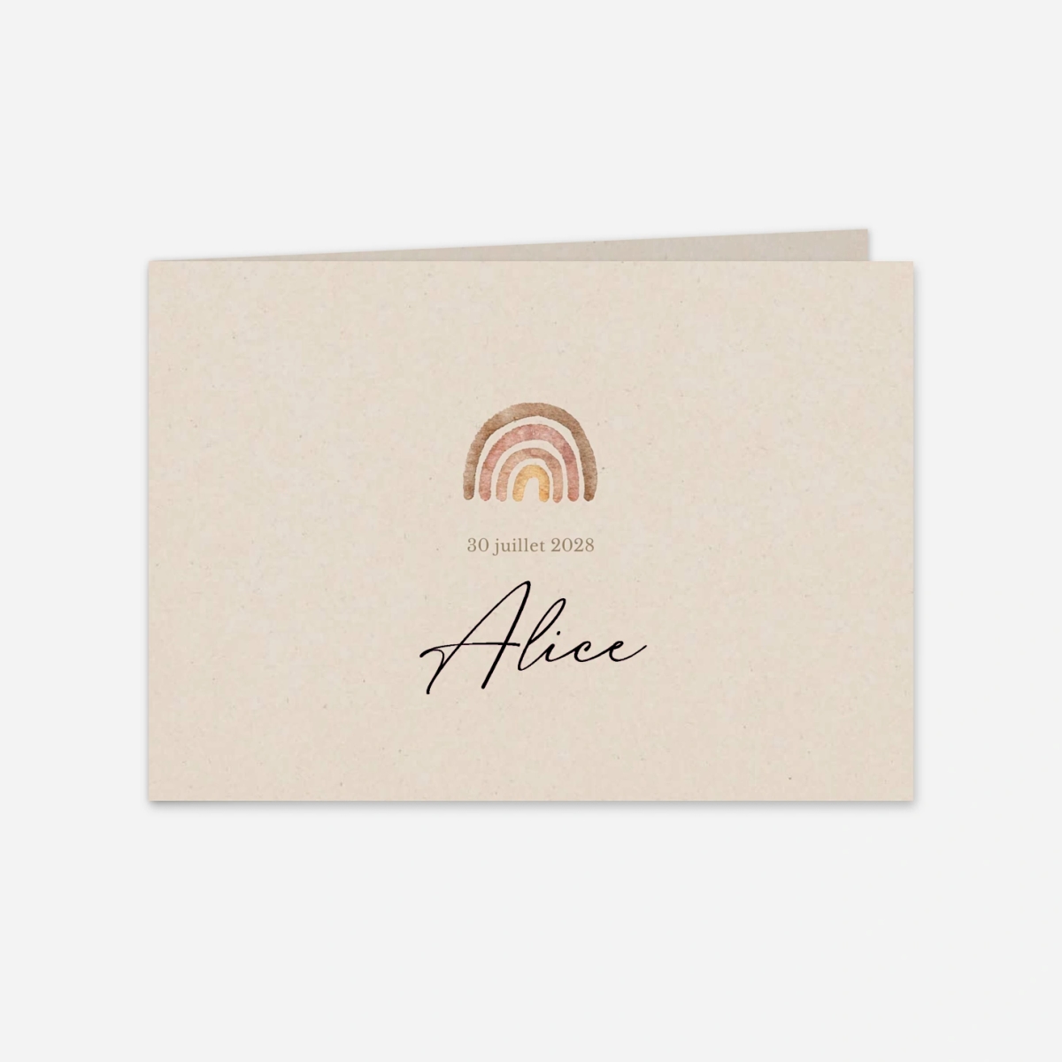 Faire-part baptême Aube