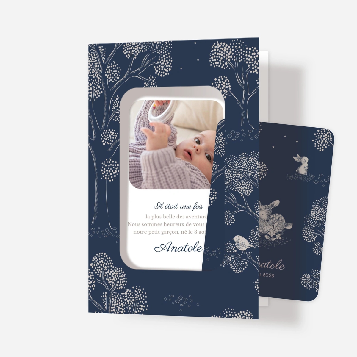 Faire-part naissance Histoire du soir