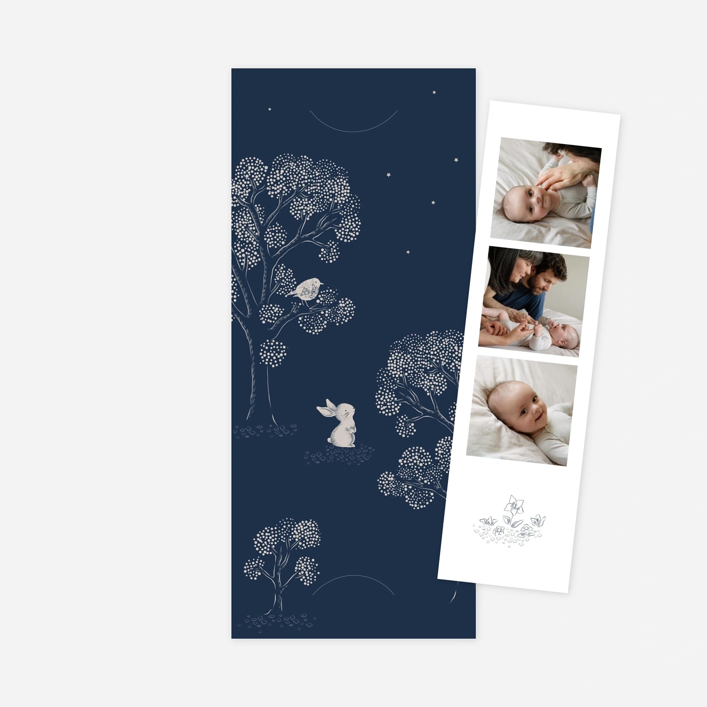 Faire-part naissance Histoire du soir