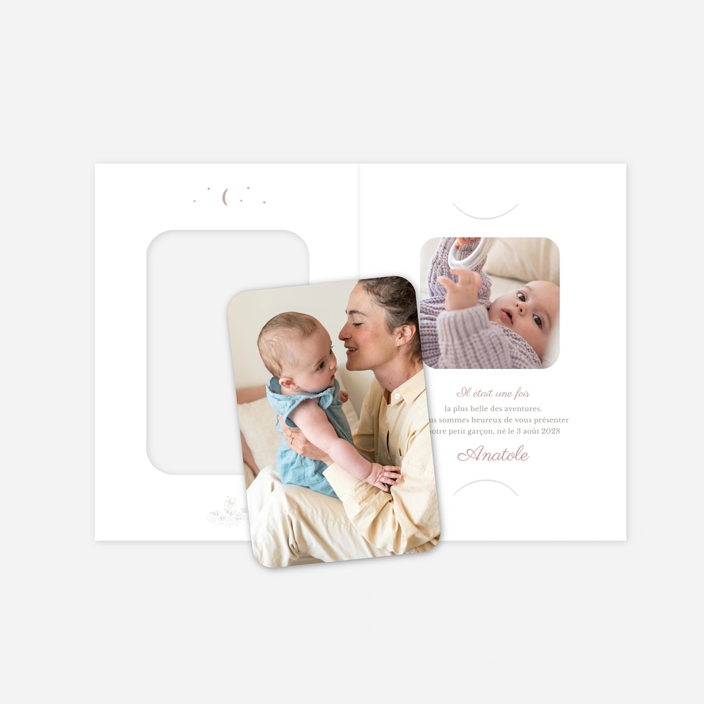 Faire-part naissance Histoire du soir