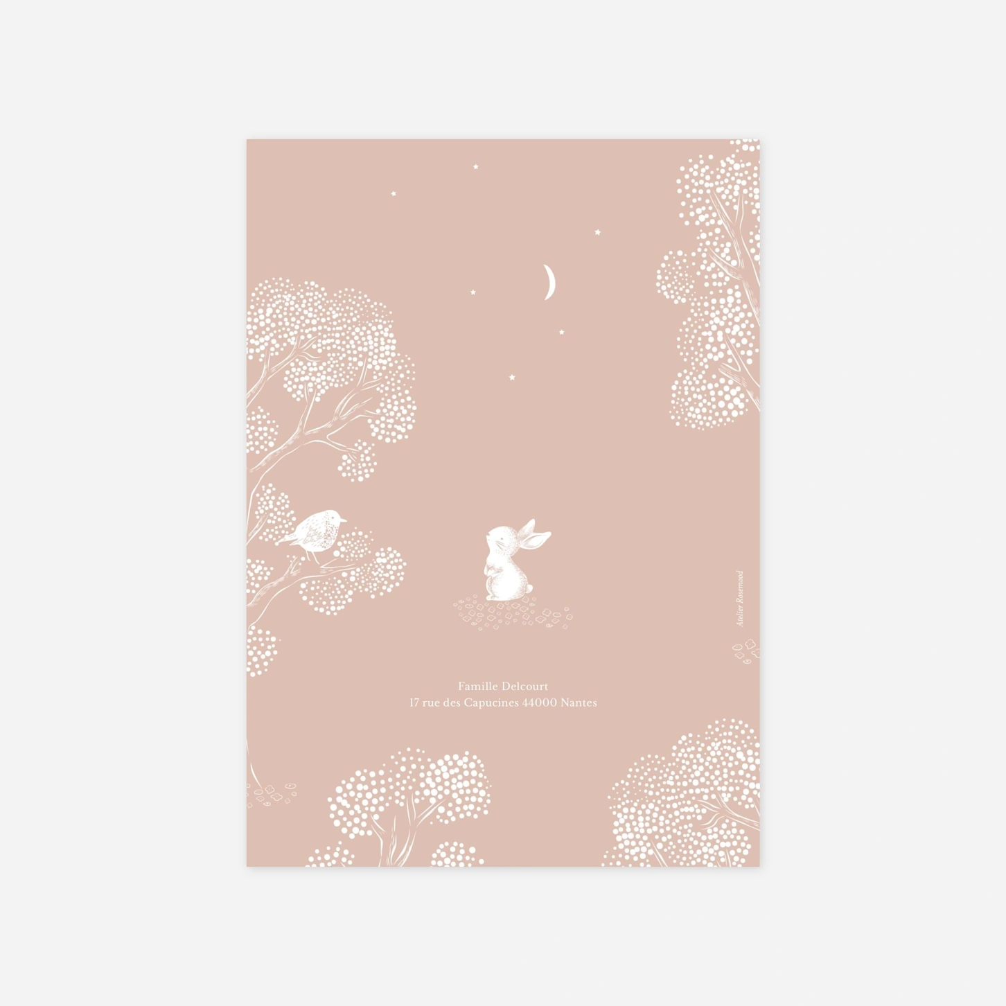 Faire-part naissance Histoire du soir