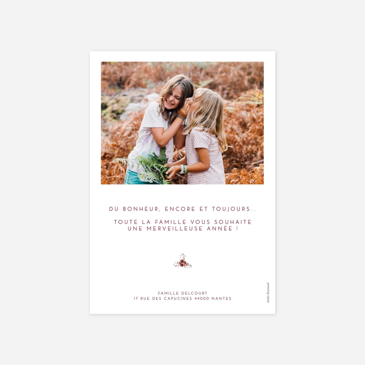 Carte de voeux Histoire du soir