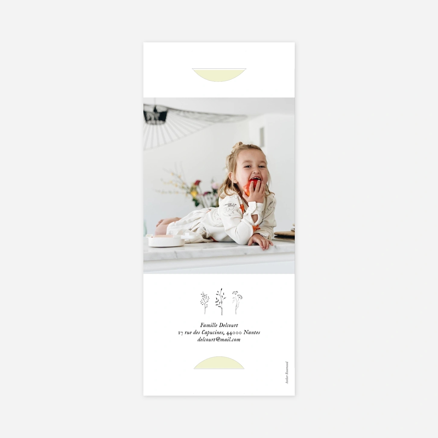 Invitation communion Herbier